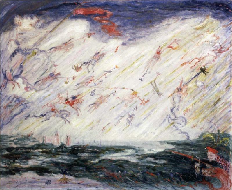 James Ensor The Ride of the Valkyries China oil painting art